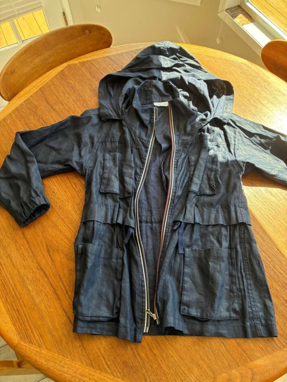 Isabel Marant linen waxed jacket
